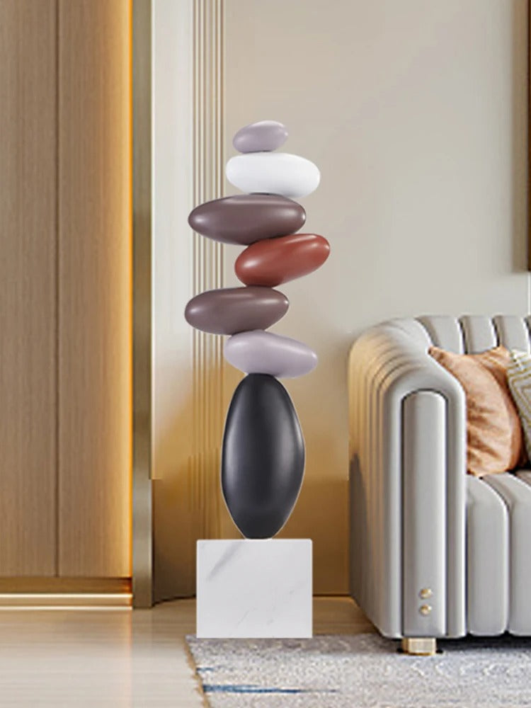 Scultura Moderna Equilibrio Zen