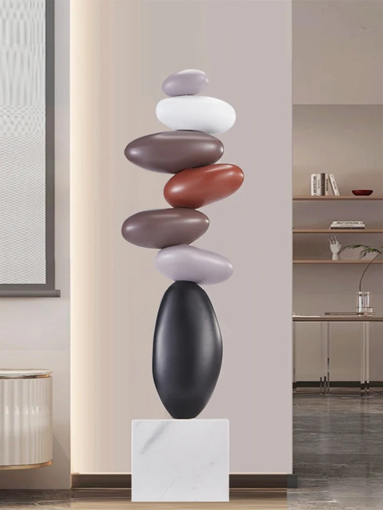 Scultura Moderna Equilibrio Zen