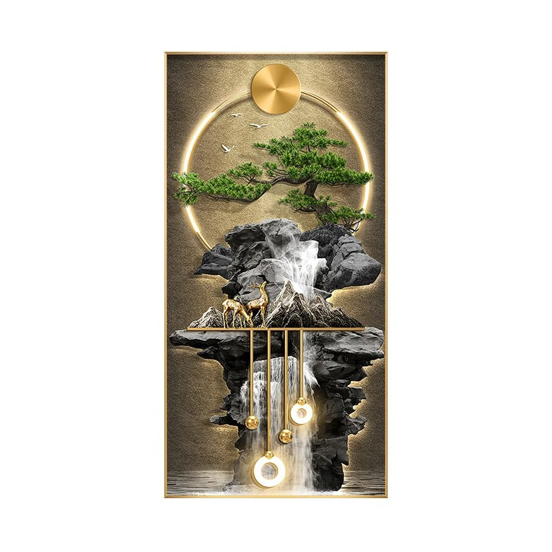 Quadro Luminoso LED 3D "Armonia Naturale"