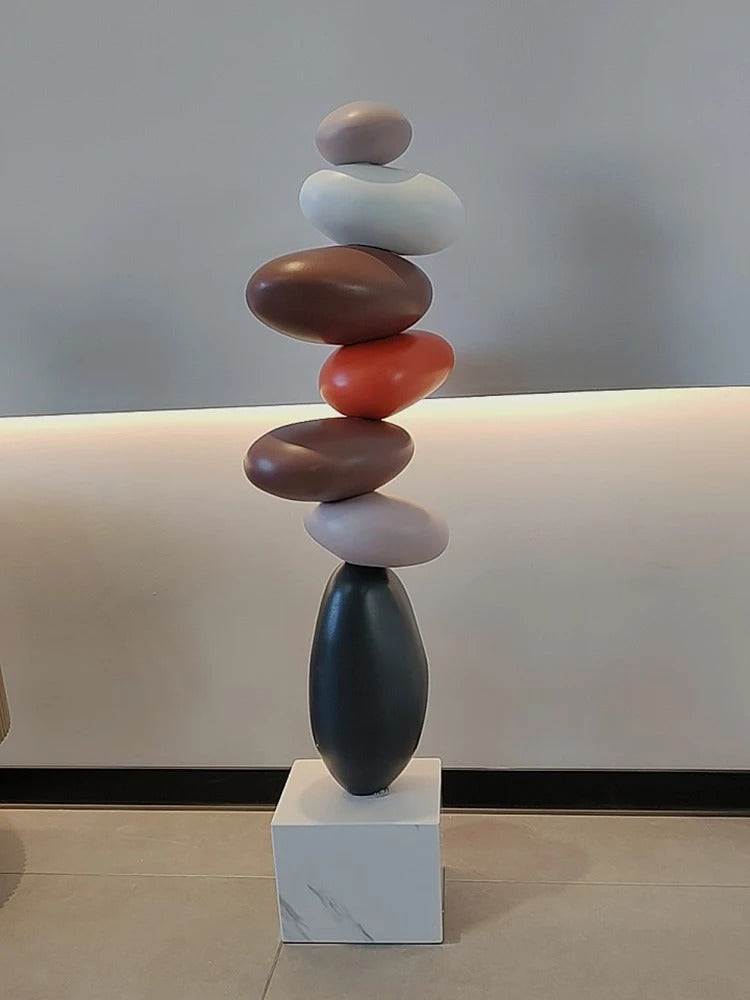 Scultura Moderna Equilibrio Zen