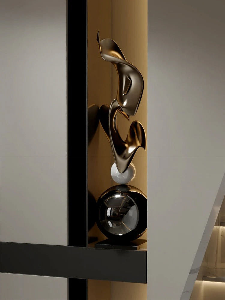 Scultura Astratta Moderna di Lusso