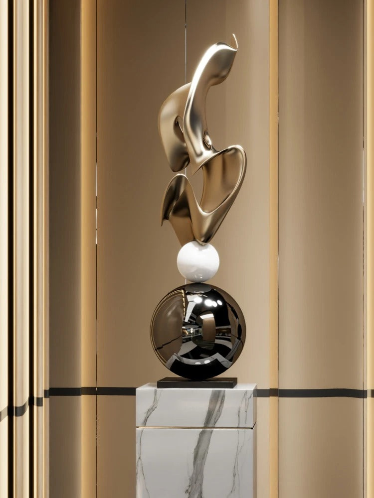 Scultura Astratta Moderna di Lusso