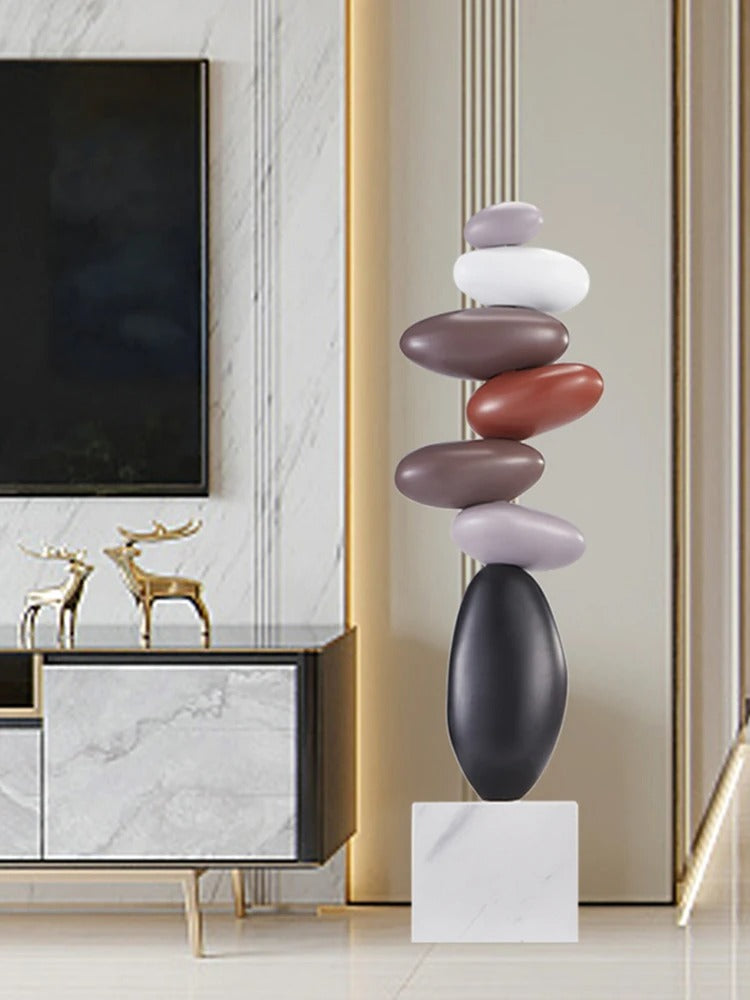Scultura Moderna Equilibrio Zen