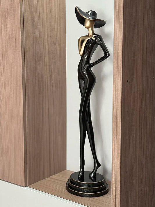 Statuetta Decorativa Elegante Femme Fatale